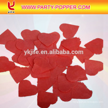 Pink And Red Heart Shape Tissue Paper Confetti For Wedding Reception